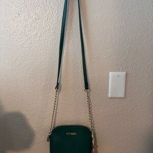 Steve Madden Emerald Crossbody Bag with Gold Accents